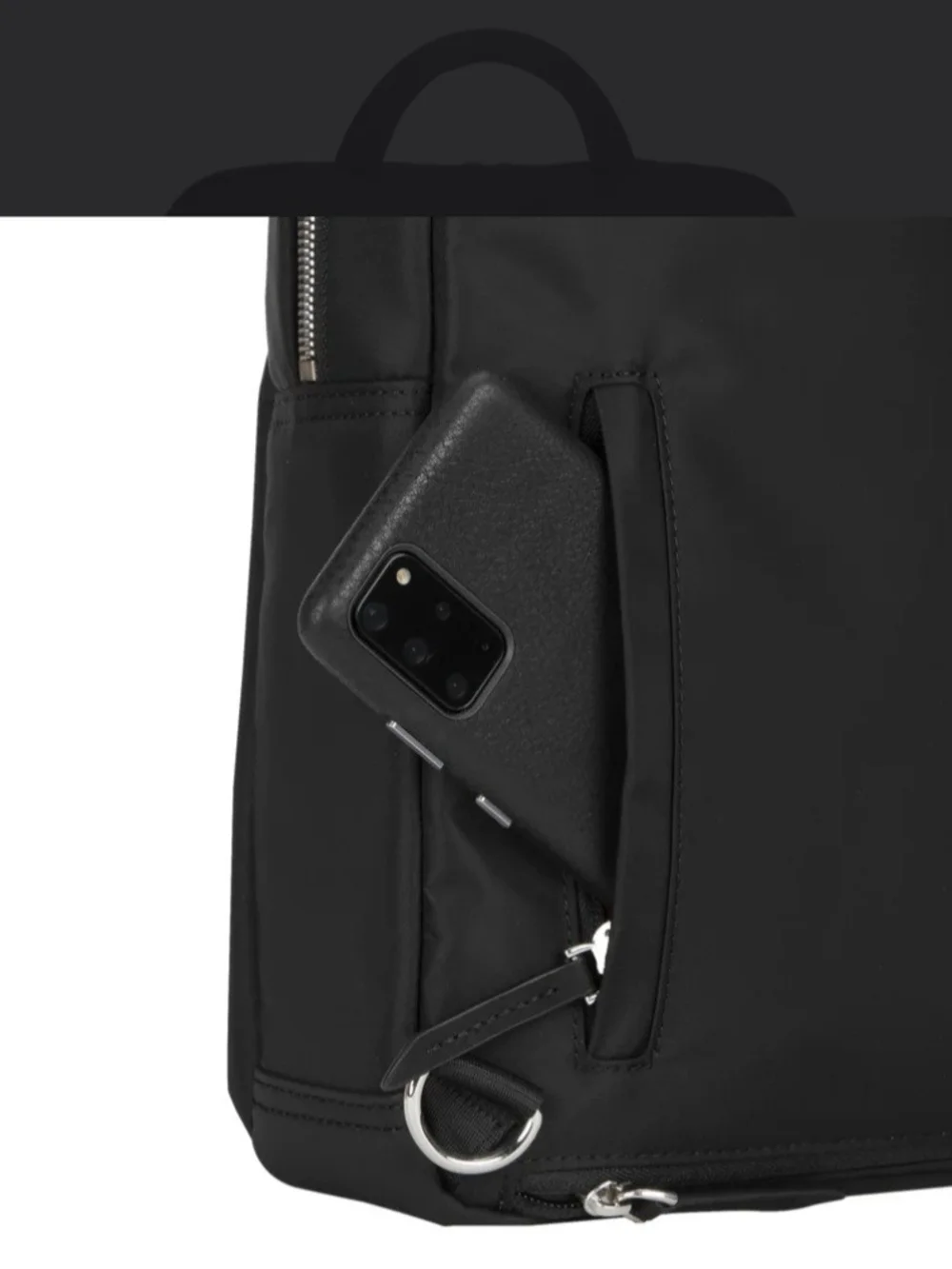 Targus Black Laptop Backpack with Gold Hardware